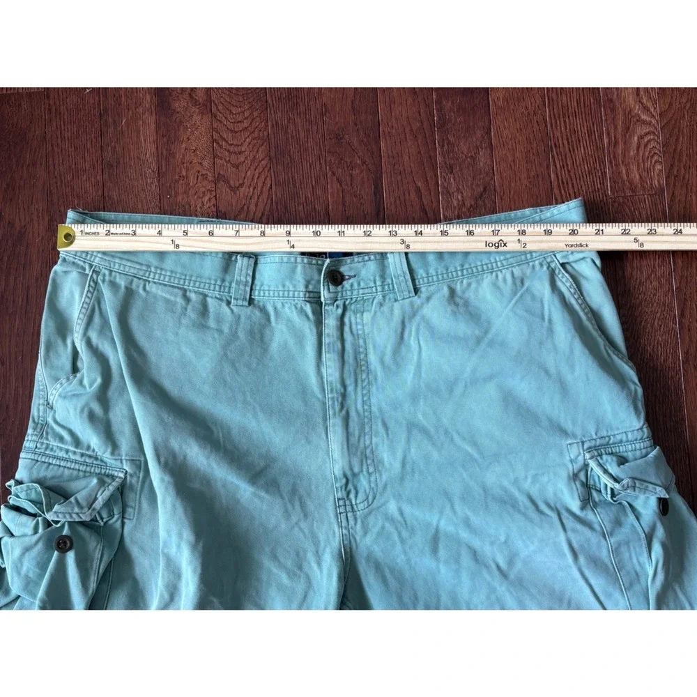 Polo Ralph Lauren Mens 42 Green Cotton Cargo Shorts Classic Fit Seafoam Utility